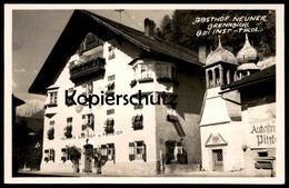 ALTE POSTKARTE GASTHOF NEUNER BRENNBICHL BEI IMST KARRÖSTEN TIROL Österreich Postcard Ansichtskarte Cpa AK - Imst