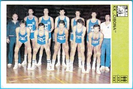 KK CIBONA Zagreb - Kresimir Cosic Mirko Novosel - Yugoslavia Old Card Svijet Sporta Basketball Basket-ball Pallacanestro - Autres & Non Classés