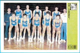 KK CIBONA Zagreb - Kresimir Cosic Mirko Novosel - Yugoslavia Old Card Svijet Sporta Basketball Basket-ball Pallacanestro - Altri & Non Classificati