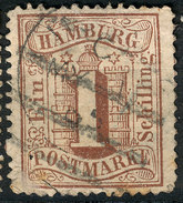 Stamp German States Hamburg  1864-65 1s Used  Lot3 - Hambourg