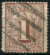 Stamp German States Hamburg  1864-65 1s Used  Lot4 - Hamburg