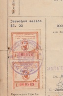 REP-208 CUBA REPUBLICA REVENUE (LG-1112) 1$ SEGURO DEL PROCURADOR COMPLETE DOC DATED 1966. - Portomarken