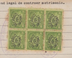 REP-212 CUBA REPUBLICA REVENUE (LG-1116) 10c (6) TIMBRE NACIONAL 1947 - Strafport