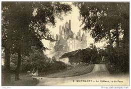 Montmort .  Le Château , Vu Du Parc  . - Montmort Lucy