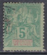 Inde N° 4  O  Type Groupe : 5 C. Vert, Oblitération Très Légère Sinon TB - Used Stamps