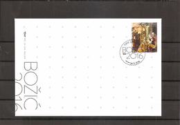 CROATIA 2016,CHRISTMAS,FDC - Plantas Medicinales