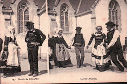 CPA 29 BEUZEC Mariés De Beuzec, Gavotte Bretonne - Animée - Beuzec-Cap-Sizun