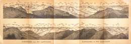 Carte Géographique: Panorama Baedeker 1907 - Panorama Vom (du) Piz Languard (Suisse, Grisons) - Carte Geographique