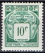 FRANCE # OCEANIA FROM 1948   ** - Timbres-taxe