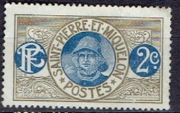 FRANCE # ST: PIERRE & MIQUELON  FROM 1909  STAMPWORLD 74* - Nuevos