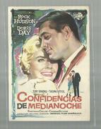 -**ROCK HUDSON -DORIS DAY **-"" CONFIDENCIAS  DE MEDIANOCHE "" - Pubblicitari