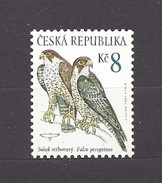 Czech Republic Tschechische Republik 2003 MNH **Mi 375 Sc 3215 Nature Protection Birds Of Prey  Raubvögeln Falco Falke. - Unused Stamps