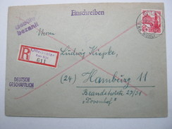 1947 , OTTERSWEIER , Gebühr Bezahlt , Klare Stempel Auf Einschreiben - Sonstige & Ohne Zuordnung