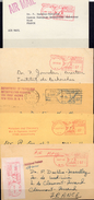 VGNETTES D'AFFRANCHISSEMENT...ETATS UNIS...5 CARTES...1960/64 - Cartas & Documentos