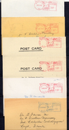 VGNETTES D'AFFRANCHISSEMENT...ETATS UNIS...6 CARTES...1960/64 - Lettres & Documents