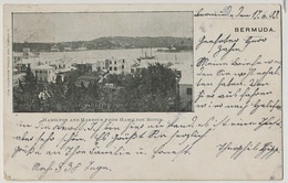 Hamilton And Harbour From Hamilton Hotel  Edit S. Nelmes Used 1903 To Mulhouse - Bermuda