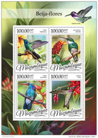 MOZAMBIQUE 2016 ** Colibris Kolibris M/S - OFFICIAL ISSUE - A1649 - Kolibries