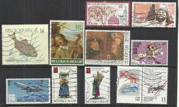 TEN AT A TIME - BELGIUM - LOT OF 10 DIFFERENT 11 - USED OBLITERE GESTEMPELT USADO - Collections