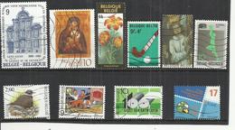 TEN AT A TIME - BELGIUM - LOT OF 10 DIFFERENT 12 - USED OBLITERE GESTEMPELT USADO - Collections