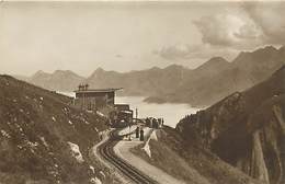 Ref G559-ligne De Chemin De Fer Des Roches De Naye  -suisse -carte Bon Etat - - Roches