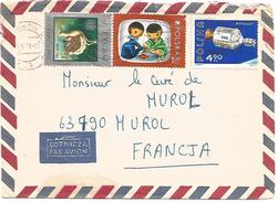 POLOGNE LETTRE DE CRACOVIE POUR LA FRANCE 1978 - Franking Machines (EMA)