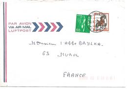 JAPON  LETTRE DE KYOTO POUR LA FRANCE 1978 - Covers & Documents