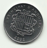 2002 - 1 Centim 2002, - Andorre