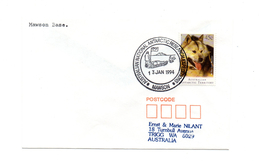 ENVELOPPE POLAIRE DU 13/01/1994  MAWSON BASE - Storia Postale