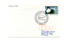 ENVELOPPE POLAIRE DU 28/01/1993  MAWSON BASE - Covers & Documents