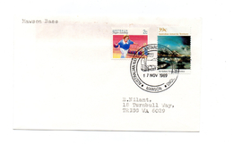 ENVELOPPE POLAIRE DU 17/11/1989  MAWSON BASE - Covers & Documents