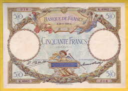 BILLET FRANCAIS - 50 Francs Luc Olivier Merson 20.9.1929 SUP - 50 F 1927-1934 ''Luc Olivier Merson''