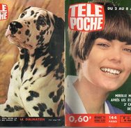Télé-Poche N° 012 Avril 1966; Mireille Mathieu; Johnny; Foot; Sheila; Roman-photo L'Age Heureux - Cinéma/Télévision