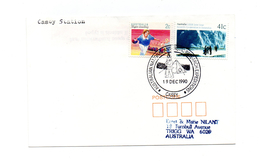 ENVELOPPE POLAIRE DU 19/12/1990  CASEY BASE - Lettres & Documents