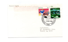 ENVELOPPE POLAIRE DU 14/12/1989  CASEY BASE - Cartas & Documentos