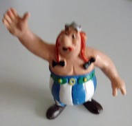 ASTERIX Figurine Obelix Bullyland Bully Ancien Non Daté TBE - Figurines En Plastique