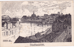 Austria_Steyr Stadtansicht 1911 - Steyr