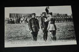 17- Front De La Somme - Les Lieutenants-aviateurs Francais Garros Et Marchal Promus Dans La Légion D'Honneur - Other & Unclassified