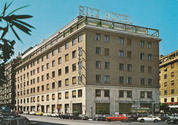 9166) ROMA HOTAL RITZ PIAZZA EUCLIDE VIAGGIATA NON COMUNE - Cafes, Hotels & Restaurants