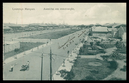 LOURENÇO MARQUES - Avenidas Em Construção ( Ed. J. Fernandes Moinhos) Carte Postale - Mozambique