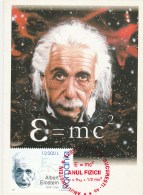 #BV6493 ALBERT EINSTEIN,SCIENTIST,C.M. CARTE MAXIMUM, MAXIMUM CARD, 2005,ROMANIA. - Albert Einstein