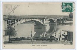 335 - Vichy (03) - Pont Sur L'Allier 24 - Semeuse 5c - Circulée Pour Clermont Ferrand - Flandinette - Vichy