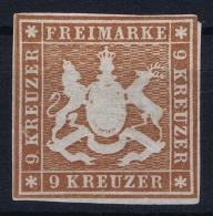 Würtemberg 1865 Mi Nr 33a Not Used (*) SG - Nuevos