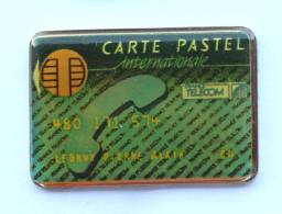 Pin's FRANCE TELECOM - Carte PASTEL INTERNATIONALE - Carte à Puce - Promoplus - F1045 - France Telecom