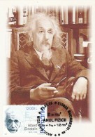 #BV6549 ALBERT EINSTEIN,ATOM,ENERGY,SCIENCE,C.M. CARTE MAXIMA,MAXIMUM CARD,2005,ROMANIA. - Albert Einstein