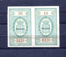 Portugal Colonial Revenue - Nyassa Duty 10 REIS - Ongebruikt