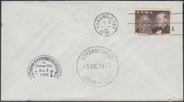1956-FDC-103 CUBA REPUBLICA. 1956. FDC. RAIMUNDO MENOCAL. - FDC