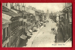 PRE-14  Morges La Grand'Rue En Gros Plan. Cachet 1910 - Morges