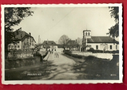 PRE-19  Prangins Vue Générale, Petite Animation. Cachet 1937 - Prangins