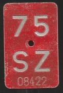 Velonummer Schwyz SZ 75 - Plaques D'immatriculation