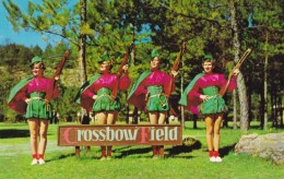 Blanchard Springs Arkansas, Crossbow Field, Crossbow Tournament, Ozark National Forest Area, C1950 Vintage Postcard - Tir à L'Arc
